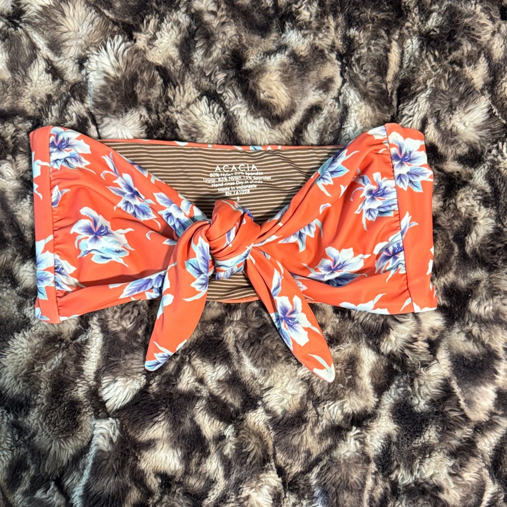 Acacia Vintage Aloha Baker Bikini Top